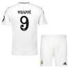 Maglia ufficiale Real Madrid Mbappé 9 Casa 2024-25 per Bambino